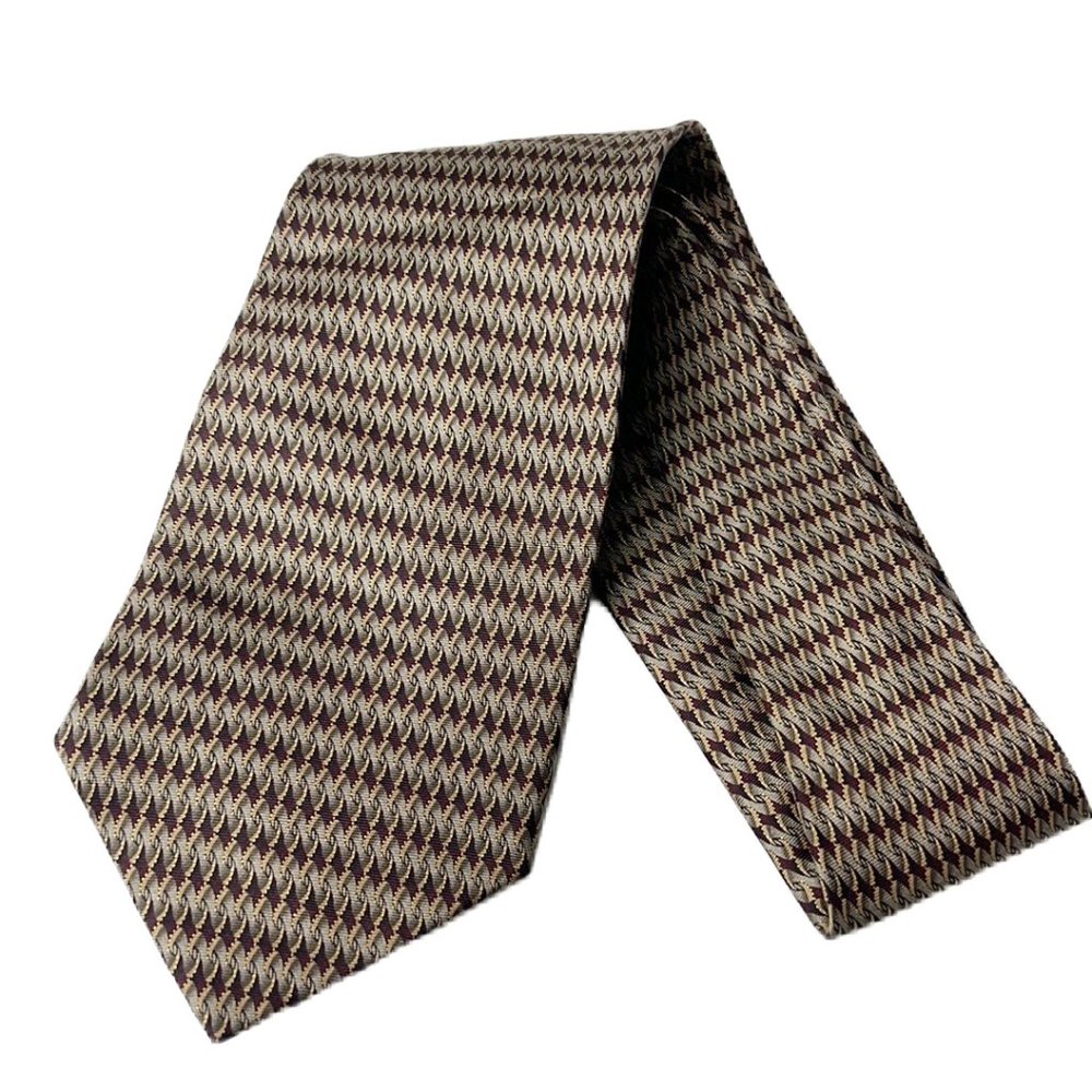 Salvatore Pellegrino Italy Necktie Brown All Silk Men Accessories Neck Tie